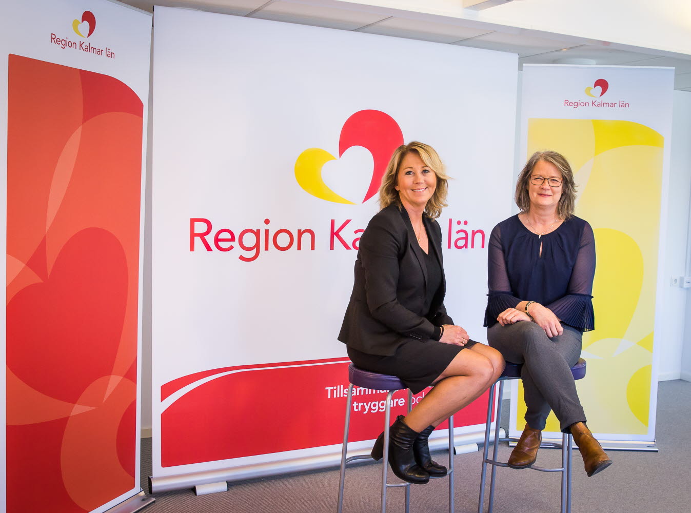 Ingeborg Eriksson, regiondirektör och Helena Nilsson, regional utvecklingsdirektör 