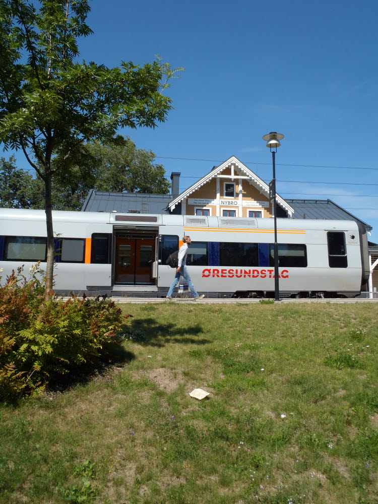 Öresundståg vid Nybro station 2